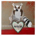 Le Roi en bronze Julian Heart Mom Tile carreaux