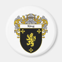 Le Roi manteau des bras (enveloppés) Aimant