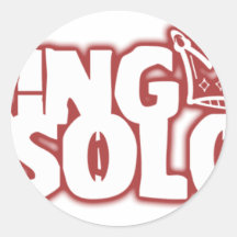 Le Roi Solo Prequel Autocollant Rond