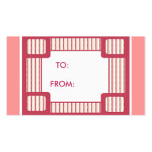 le rose barre des ÉTIQUETTES de CADEAU Modèles De Cartes De Visite