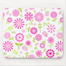 Le rose fleurit le mousepad tapis de souris