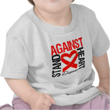 Le ruban v3 de coeur - tenez-vous contre la maladi t-shirts