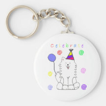 Le Samoyed célèbrent Porte-clef