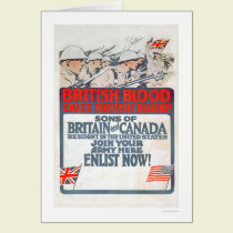 Le sang britannique appelle le sang britannique !  cartes