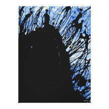 Le saut outre de la toile enveloppée impressions sur toile