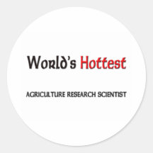Le scientifique le plus chaud de recherches d'agri autocollant