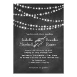 Le scintillement de tableau noir allume le faire-p invitations