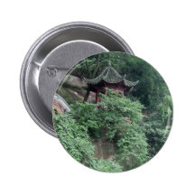 Le Shan Mountainside Buddhist Pavilion Buttons