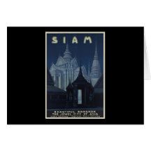 Le Siam beau Bangkok Cartes