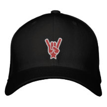 Le signe de roche chapeau brodé