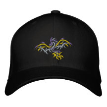 le soleil de jaune de dragon du soleil casquette brodée