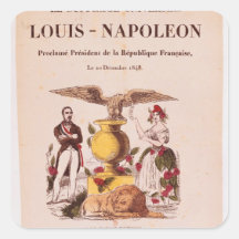 Le Suffrage Universel Square Stickers