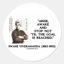 Le Swami Vivekananda surgissent arrêt éveillé pas  Adhésif