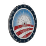 Le symbole d'espoir et de changement d'Obama tableaux de flèchettes