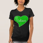 Le syndrome de Tourette croient le coeur t-shirts