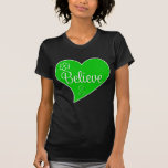 Le syndrome de Tourette croient le coeur t-shirts