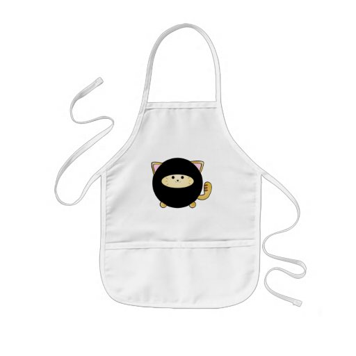 Le tablier de l'enfant de chat de Ninja