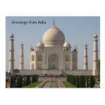 le Taj Mahal Carte Postale