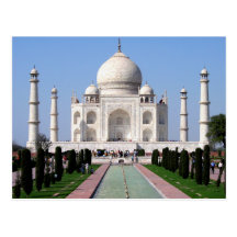Le Taj Mahal historique, Âgrâ, Inde Cartes Postales
