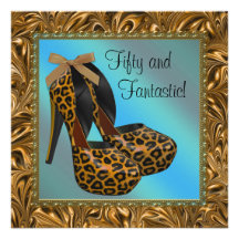 Le talon haut chausse anniversaire d'or du léopard bristols