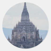 Le temple de Gawdawpalin, en 1174 ANNONCE construi Autocollants Ronds