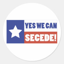 Le Texas font cécession Autocollant