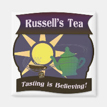 Le thé de Russell Magnets Pour Réfrigérateur