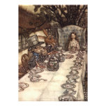 Le thé fou de chapelier par Arthur Rackham Invitations Personnalisables