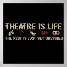 Le théâtre est la vie posters
