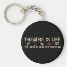 Le théâtre est la vie porte-clé