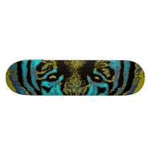 Le tigre des yeux - planche à roulettes de beaux-a
