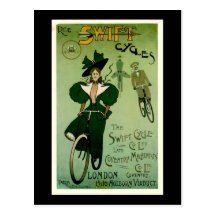 Le tour SWIFT fait un cycle le poster vintage Cartes Postales