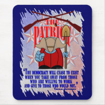 Le travail de citation du patriote TJ Tapis De Souris