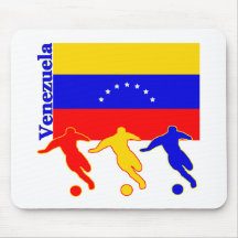 Le Venezuela - footballeurs Tapis De Souris