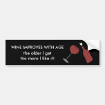 Le VIN S'AMÉLIORE AVEC l'adhésif pour pare-chocs d Adhésifs Pour Voiture