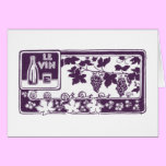 Le Vin, Vintage Wine Label cards