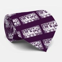 Le Vin, Vintage Wine Label Neck Tie