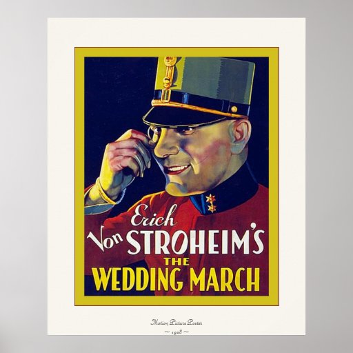 Le ~ vintage 1928 d'affiche de film de ~ de mars d