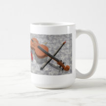 Le violon et le rose : Tasse de café faite sur com