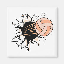 le volleyball des femmes déchirant aimants