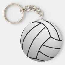 Le volleyball fait sur commande folâtre le produit porte-clés