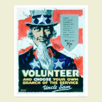 Le volontaire et choisissent votre branche (US0208 affiches