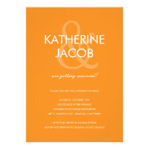 Le wedding shower moderne d'esperluète invite l'or carton d'invitation