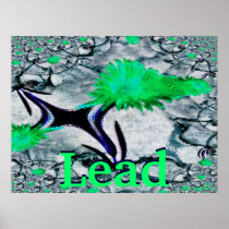 Lead Blooming Earth Poster-Customize
