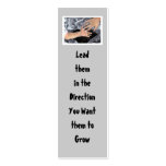 Lead them in the Direction You Want them to Grow Business Card
