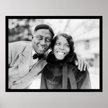 Leadbelly & Martha Ledbetter 1935 Print