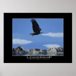 LEADERSHIP Huge Bald Eagle Motivational Poster