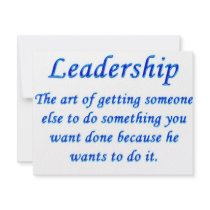 Leadership Personalized Announcement