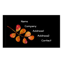 leaf business card
