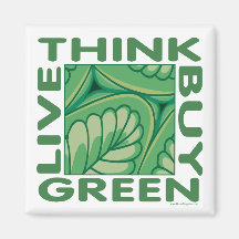 Leaf Design Fridge Magnet
